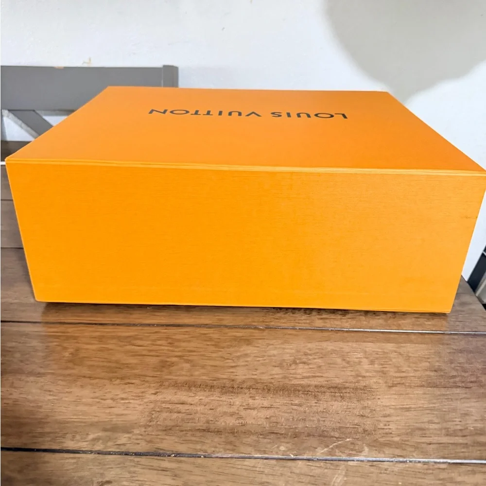 Louis Vuitton Orange Luxury Drawer Box – Authentic Designer Packaging